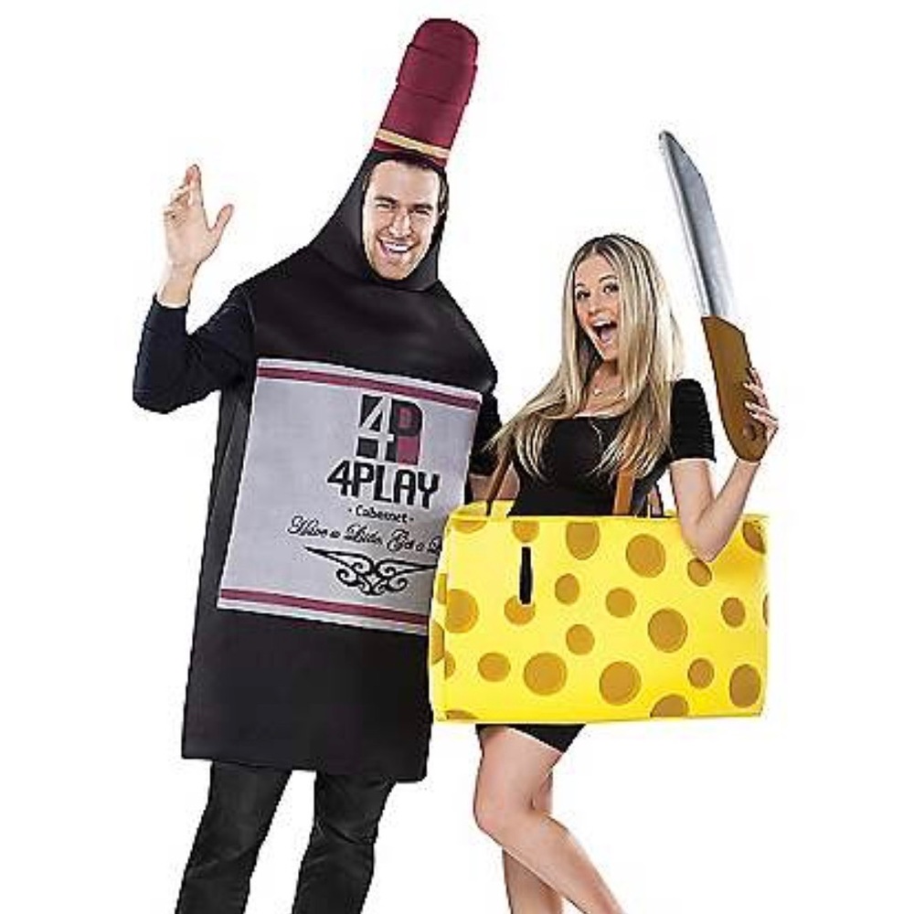 Adult Wine & Cheese Costume